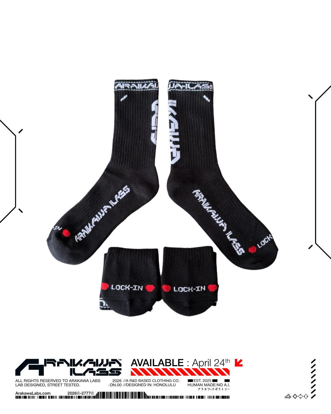 [MG-CS._0000] Arakawa Crew Socks