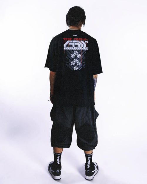 [MG-SS.B0000] A.R.T. Oversized Black Tee