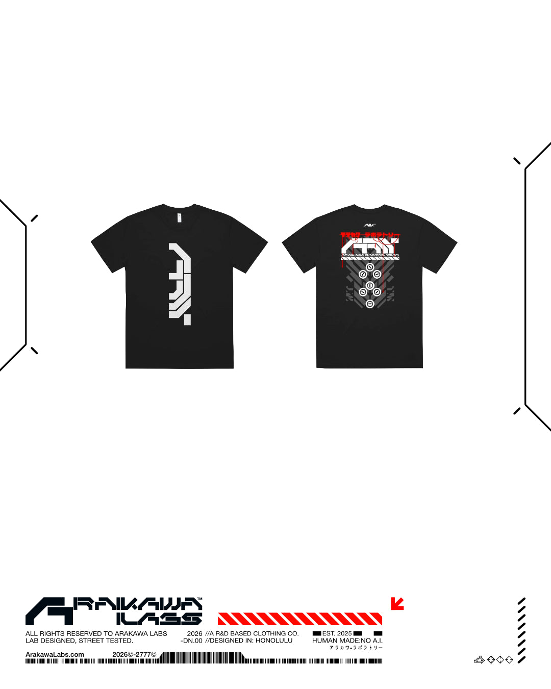 [MG-SS.B0000] A.R.T. Oversized Black Tee