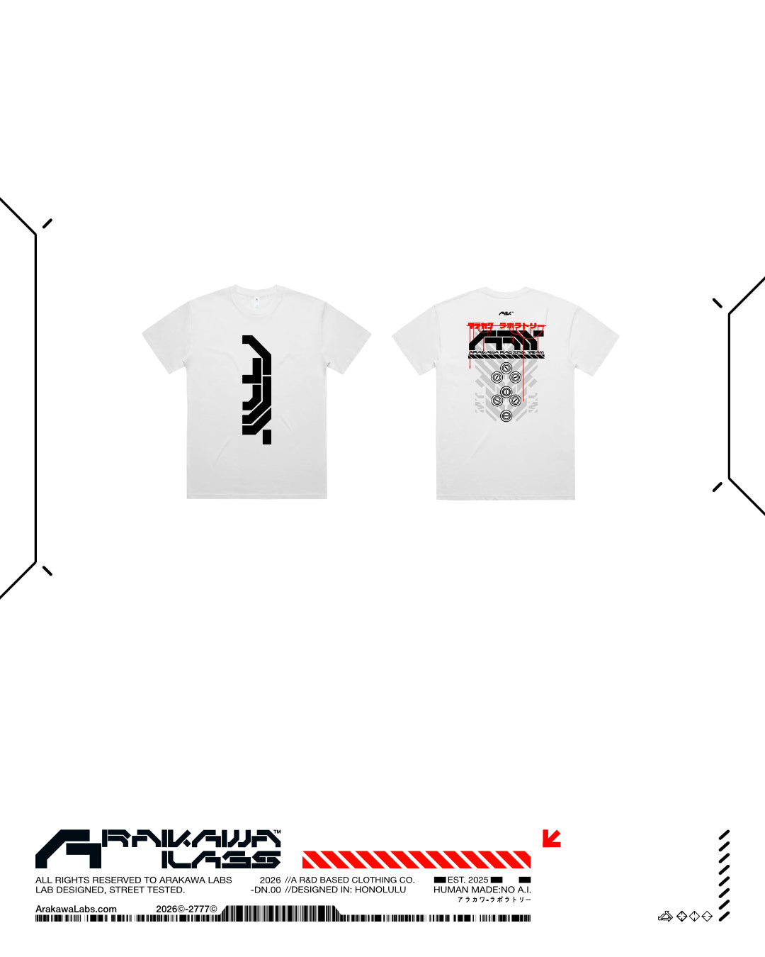 [MG-SS.W0000] A.R.T. Oversized White Tee