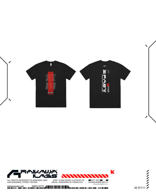 [MG-SS.B0002] 2Fast Black Tee