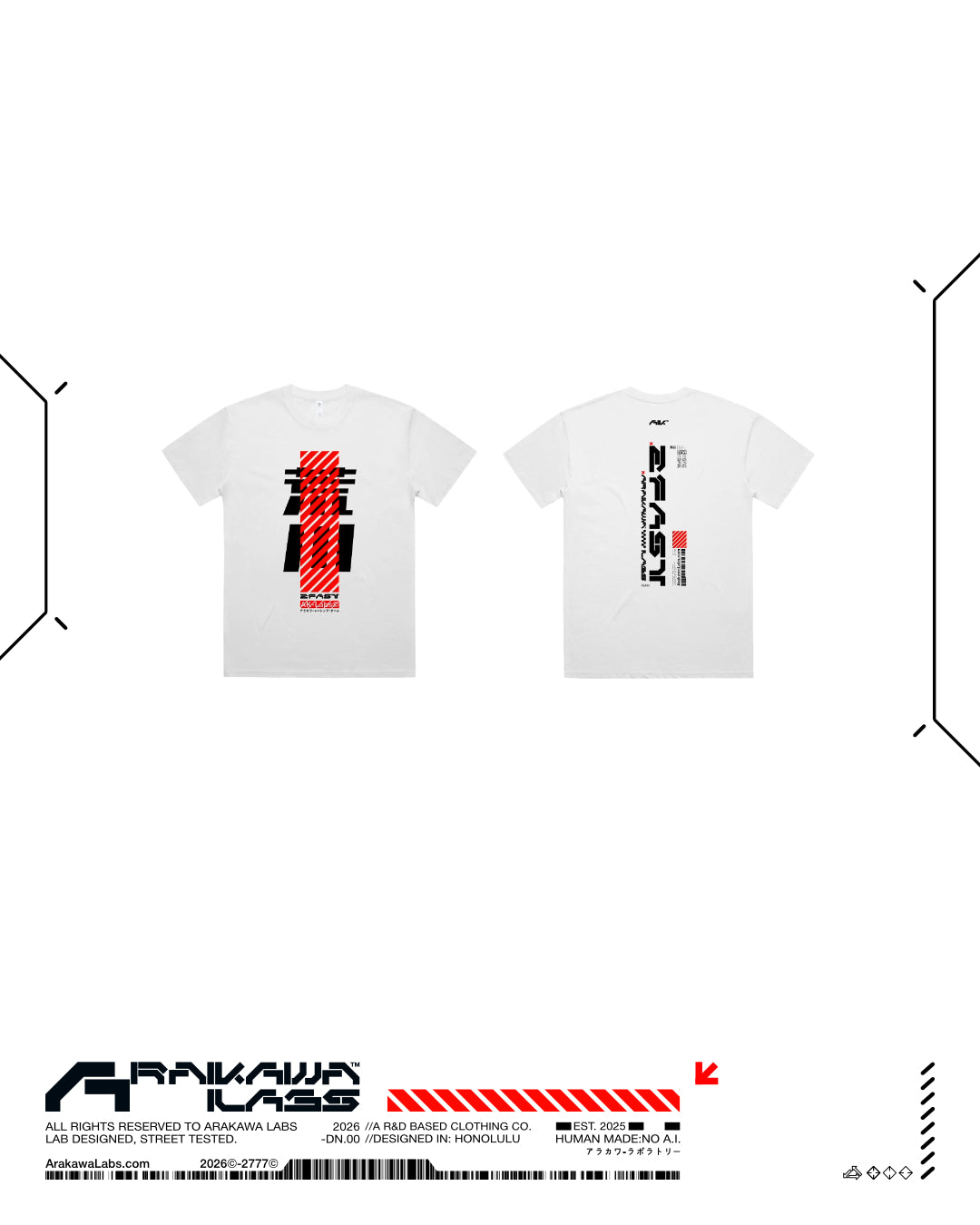 [MG-SS.W0002] 2Fast White Tee