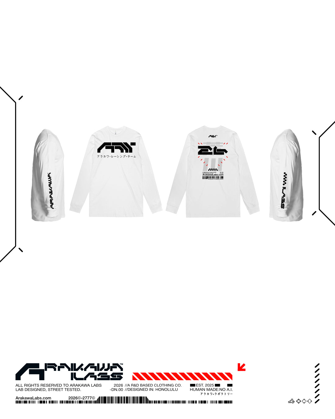 [MG-LS.W0000] A.R.T White Long Sleeve