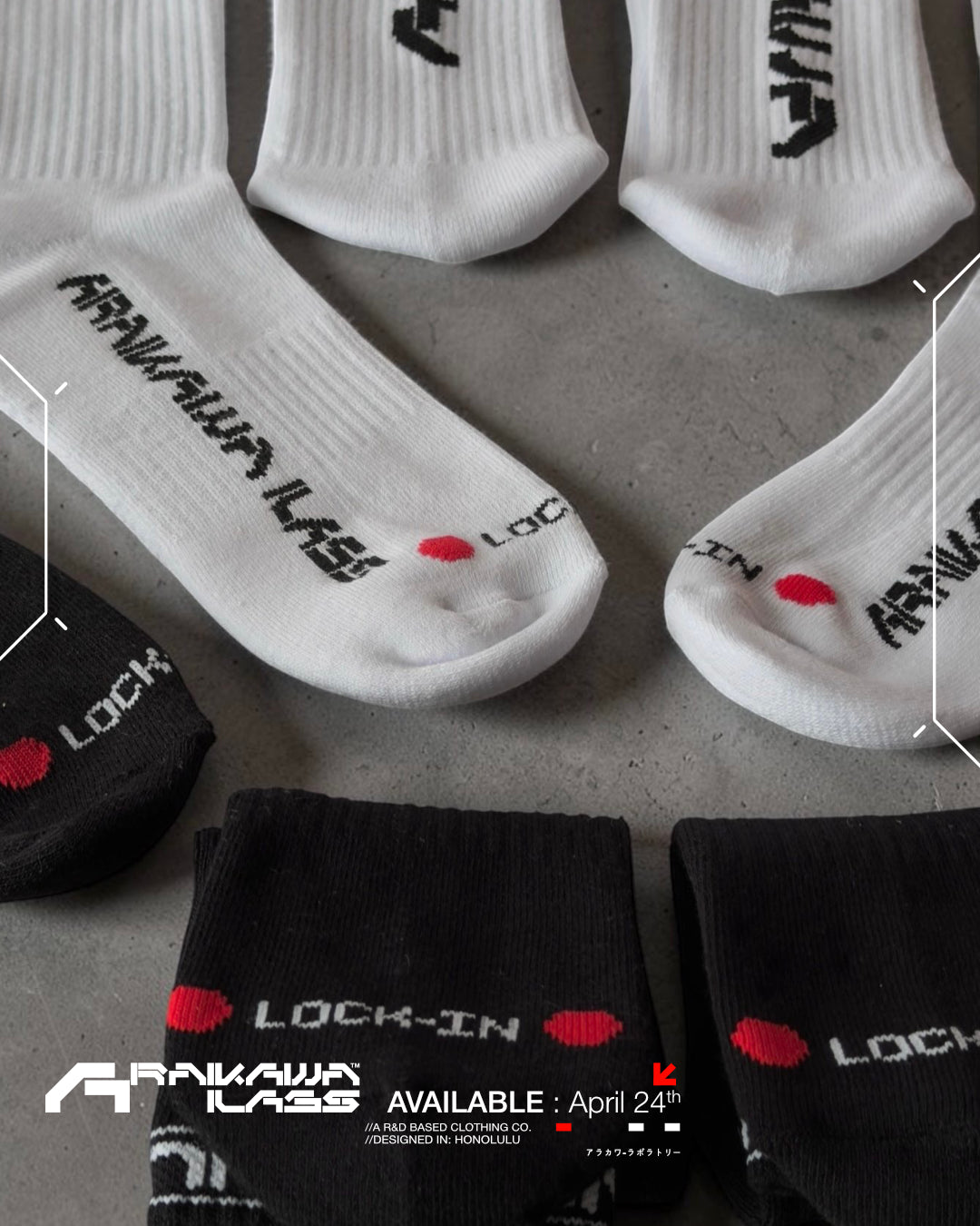 [MG-CS._0000] Arakawa Crew Socks
